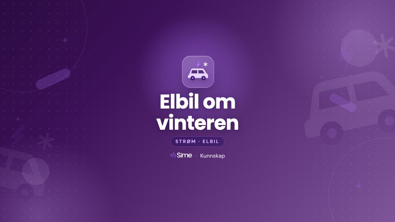 Elbil om vinteren: rekkevidde, lading og riktig strømavtale