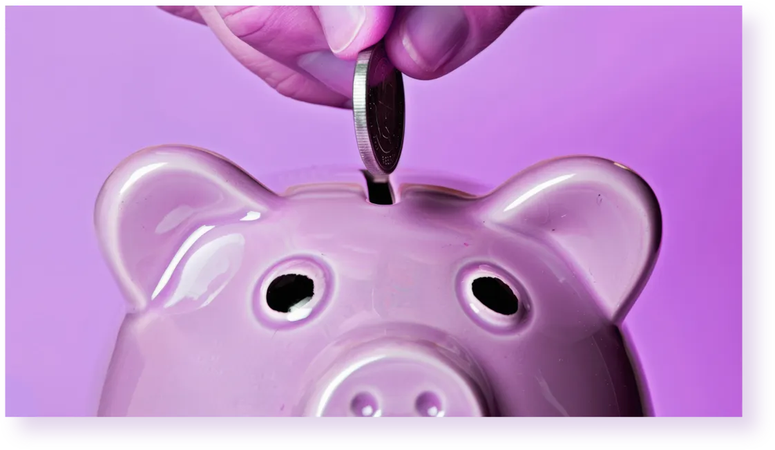 Two people expressing excitement