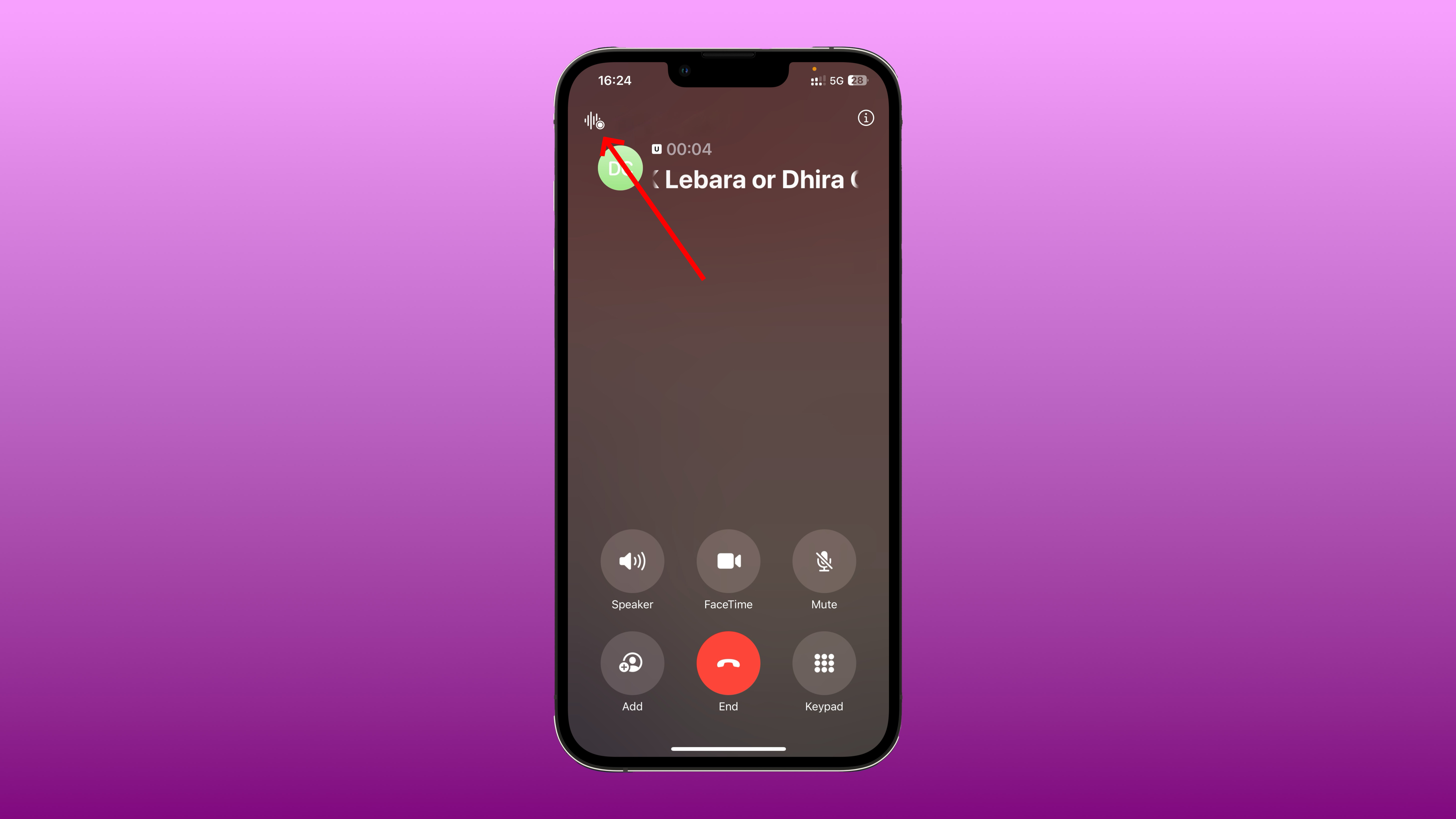 Opptak av samtale med iPhone i 2025